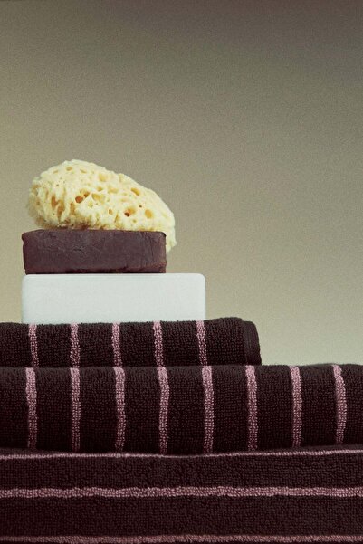 H&M Striped hand towel