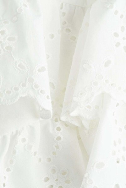 H&M Broderie anglaise cotton skirt