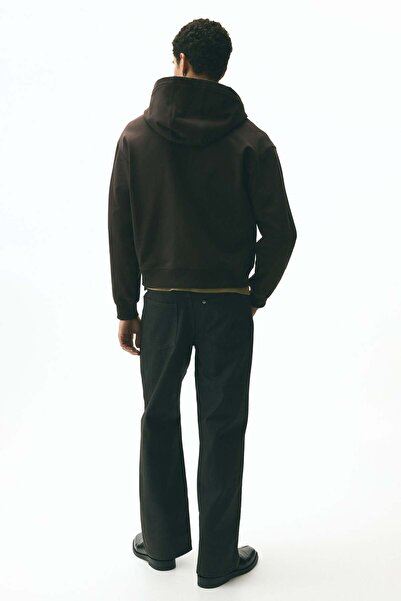 H&M Loose Fit Boxy-style zip-through hoodie