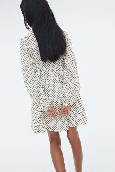 H&M Tie-detail cotton dress