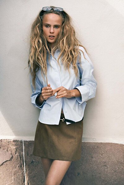 H&M Draped cotton shirt