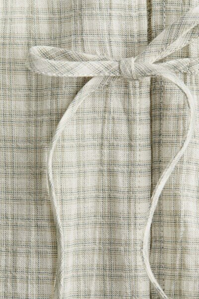 H&M Tie-front cotton dress