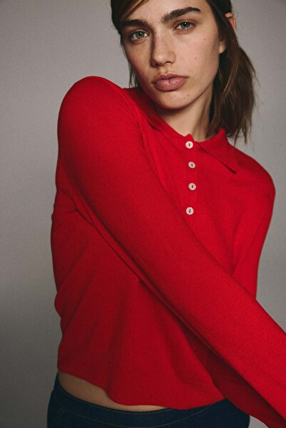 H&M Long-sleeved polo shirt