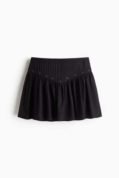 H&M Gathered mini skirt