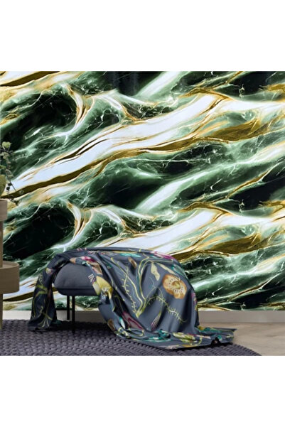 MallDeco Autocolant de perete marmură 280cm x 120cm