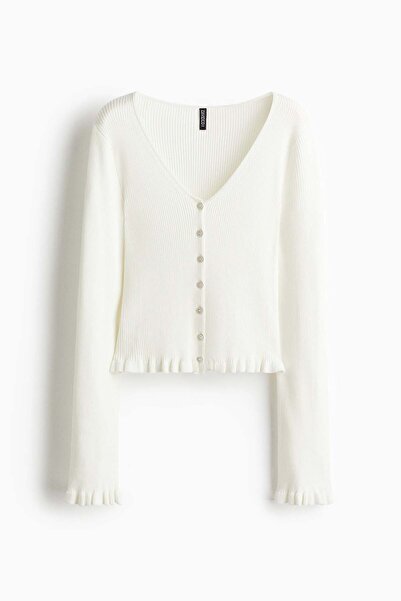 H&M Frill-trimmed cardigan