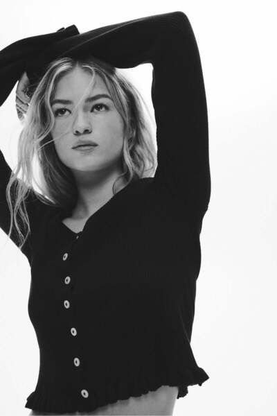 H&M Frill-trimmed cardigan