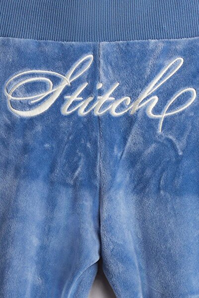 H&M 2-piece motif-detail velour set