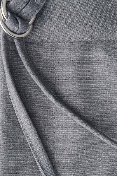 H&M Belted tailored trousers