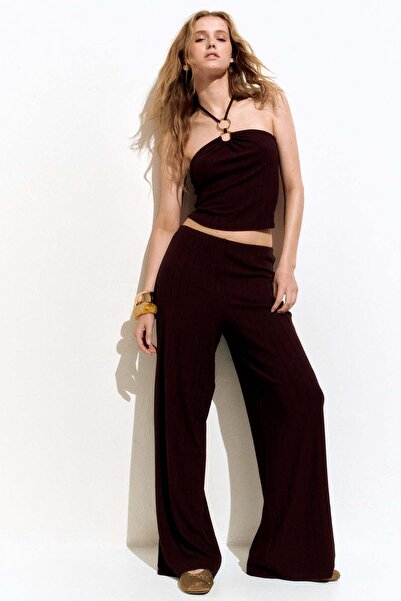 H&M Straight pull-on trousers