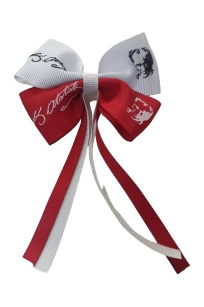 şahane parti 20 Ataturk Signed Red and White Buckles