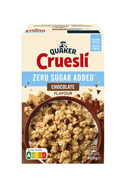 Quaker Cruesli cereale cu ciocolata 400 g, fara zahar adaugat