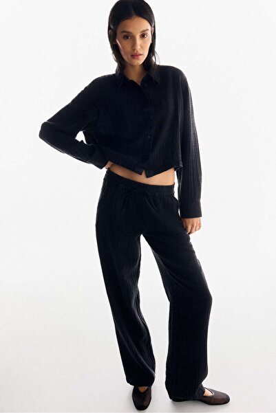 H&M Cotton muslin shirt