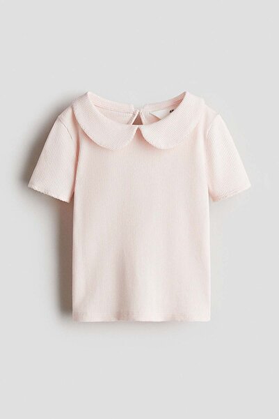 H&M Picot-trimmed cotton top