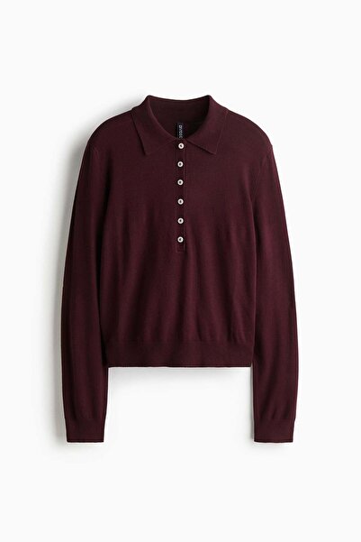 H&M Long-sleeved polo shirt