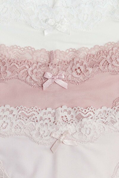 H&M 5-pack microfibre and lace Brazilian briefs