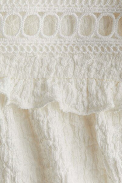 H&M Textured jersey blouse