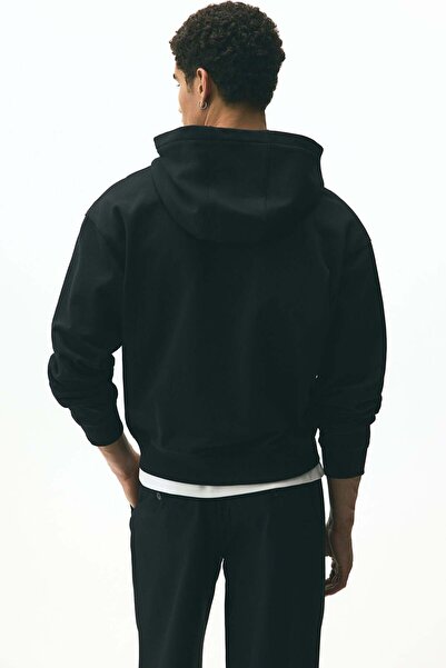 H&M Loose Fit Boxy-style zip-through hoodie