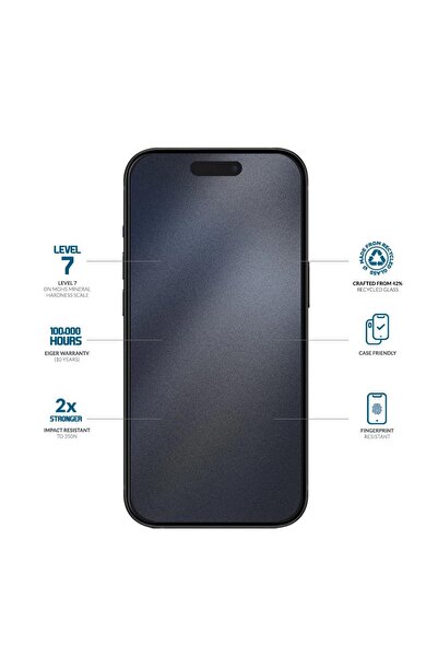 EIGER Folie Sticla Mountain Glass GRS iPhone 16 Pro Clear