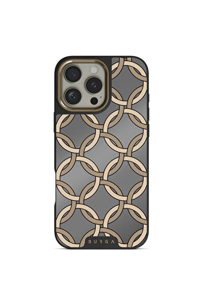 BURGA Husa Elite Mirror Magsafe Gold Heritage iPhone 16 Pro