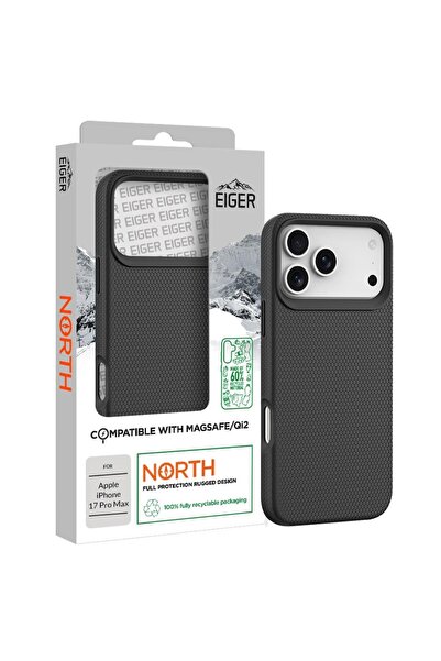 EIGER Husa North Magsafe GRS iPhone 17 Pro Max Black