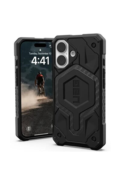 UAG Husa Monarch Series pentru iPhone 16, fibră de carbon