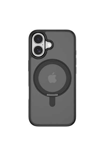 Devia Husa Eleguard Series Magnetic Shockproof iPhone 17 Negru, cu suport rot...