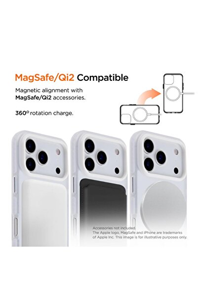 EIGER Blizzard Magsafe GRS iPhone 17 Pro case White