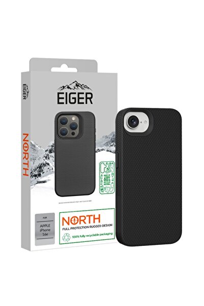 EIGER Husa North Case GRS iPhone 16e Negru
