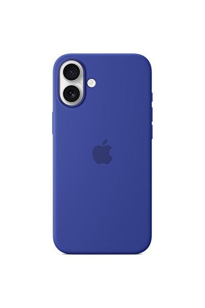 Apple Husă Originală Silicon iPhone 16 Plus, MagSafe, Ultramarine (Sezonier)