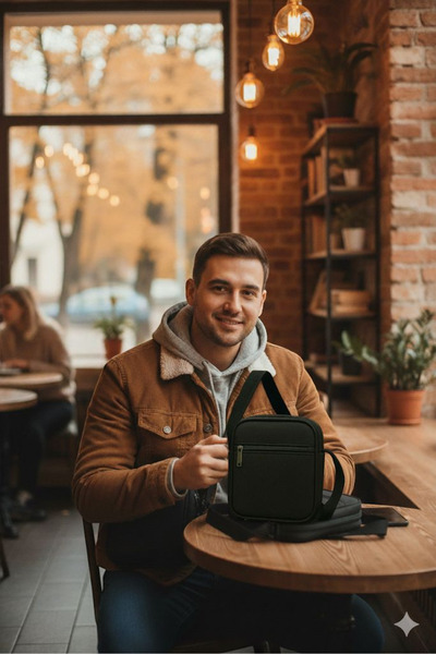 Sofia Unisex Men's and Women's Crossbody Zippered Cross Bag Waist Bag