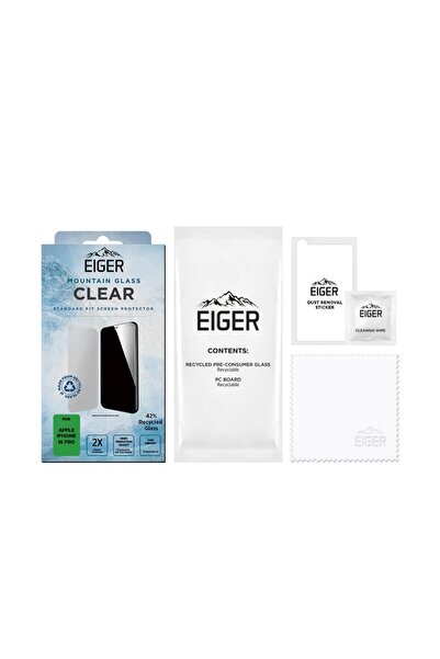 EIGER Folie Sticla Mountain Glass GRS iPhone 16 Pro Clear