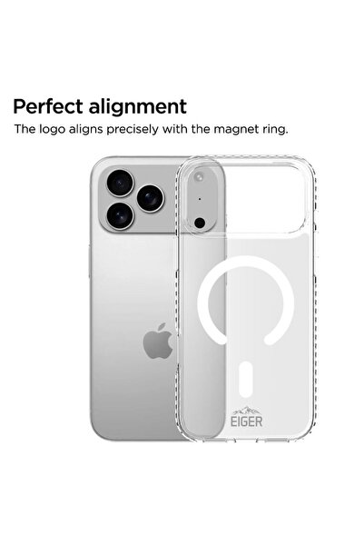 EIGER Husa Ice Grip Magsafe GRS iPhone 17 Pro Clear