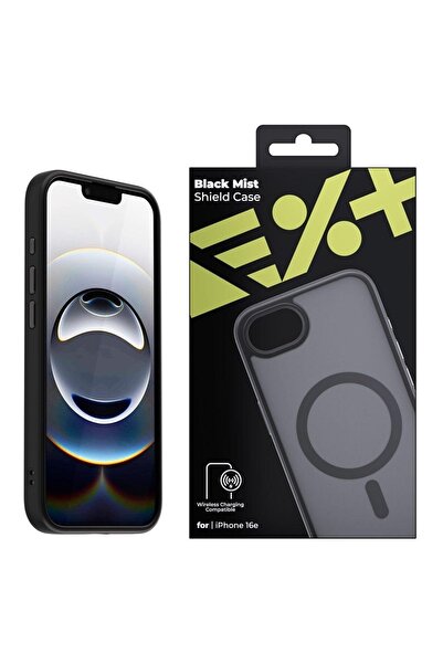 NEXT ONE Husa Mist Shield iPhone 16e, MagSafe, Negru