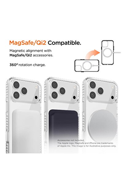 EIGER Husa Ice Grip Magsafe GRS iPhone 17 Pro Max Clear