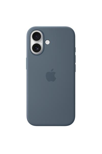 Apple Husa Originala Silicon MagSafe iPhone 17 Anchor Blue