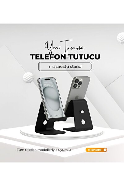 Handmade "Telefon Tutucu Masaüstü – Şarj Özellikli Stand, Evrensel, Hafif ve ...