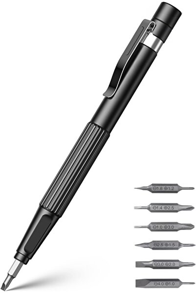 Generic 12-in-1 Precision Mini Screwdriver Set | Pen Type Tool for Eyeglass, Watch, Phone & Tech Repair