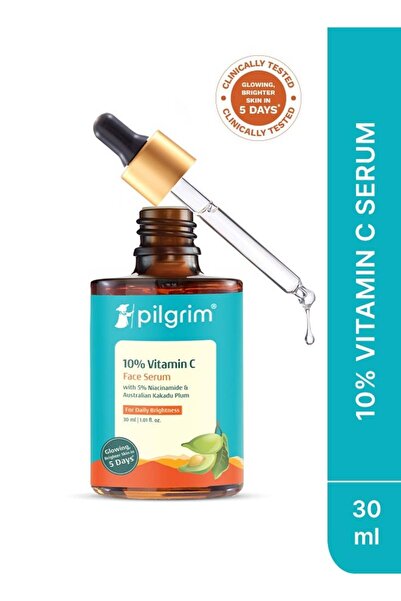 Pilgrim 10% Vitamin C Face Serum – Brightening & Spot Reduction (30ml)