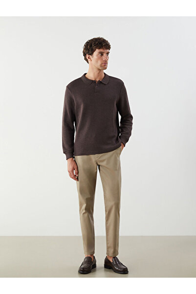 LC Waikiki New Season Polo Neck Men's Knitwear Sweater