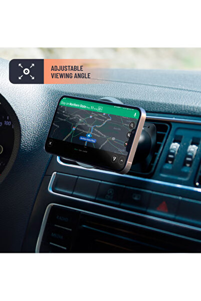 Generic Magnetic Car Phone Holder for Tesla Dashboard | 360° Rotation, Non-Slip, One-Hand Use