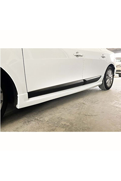 AkmTuning Renault Fluence Yan Marşpiyel Seti Plastik 2 Adet Mat Siyah 2009 2010 2011 2012 2013 2014 2015 2016