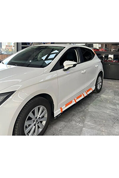 AkmTuning Seat İbiza Mk5 Aero Yan Marşpiyel Seti Plastik 2 Adet Mat Siyah 2017 2018 2019 2020 2021