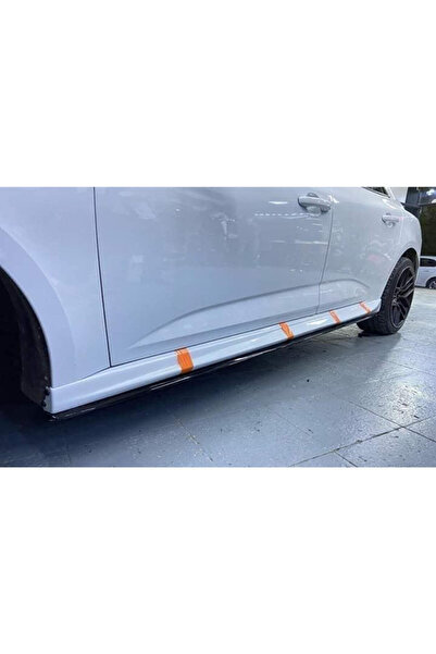 Genel Markalar Renault Megane 4 Sedan Aero Yan Marşpiyel Seti Plastik 2 Adet Mat Siyah 2016 ve üzeri