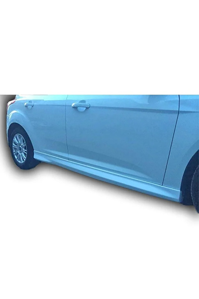 AkmTuning Ford Focus 3 Sedan Yan Marşpiyel Seti Plastik 2 Adet Mat Siyah 2012-2018
