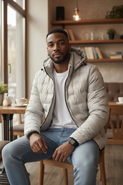 dehaine Men's winter jacket, casual, 5226