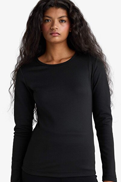 DeFacto Basic Plain Long Sleeve Top-Fall in Love F2546Ax25Au