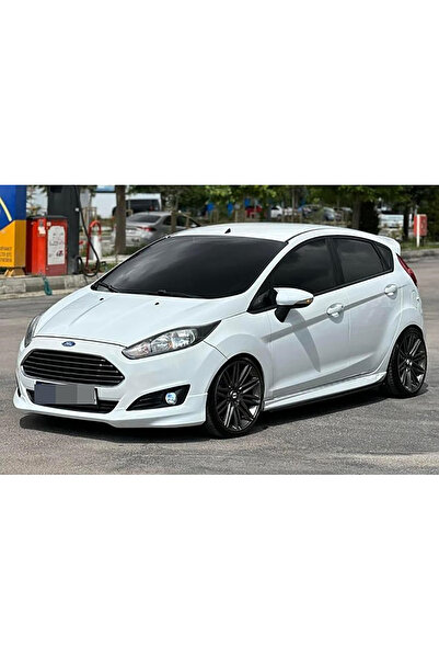 AkmTuning Ford Fiesta Mk6 Aero Yan Marşpiyel Seti Plastik 2 Adet Mat Siyah 2008-2017