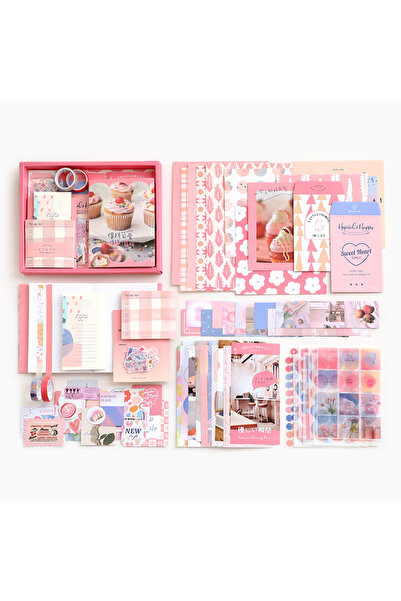 Choice b Yoofun 155pcs/box Scrapbooking Collage Junk Journal Decoration Gift ...