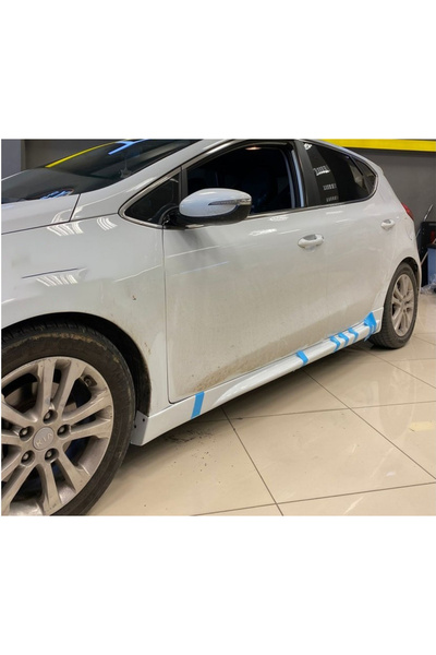 AkmTuning Kia Ceed Yan Marşpiyel Seti Plastik 2 Adet Mat Siyah 2012 2013 2014 2015